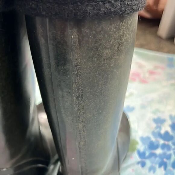 Bogs Alex Solid Black Boots Fleece Lined Ribbon Accent - Picture 7 of 14